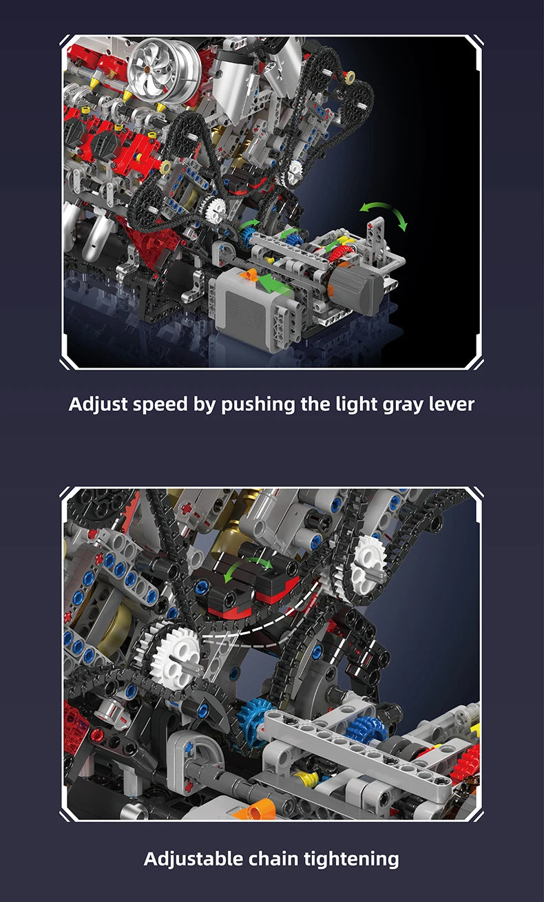 Jouetia™ Moteur V8