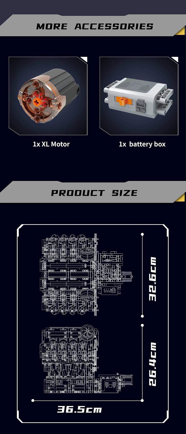 Jouetia™ Moteur V8
