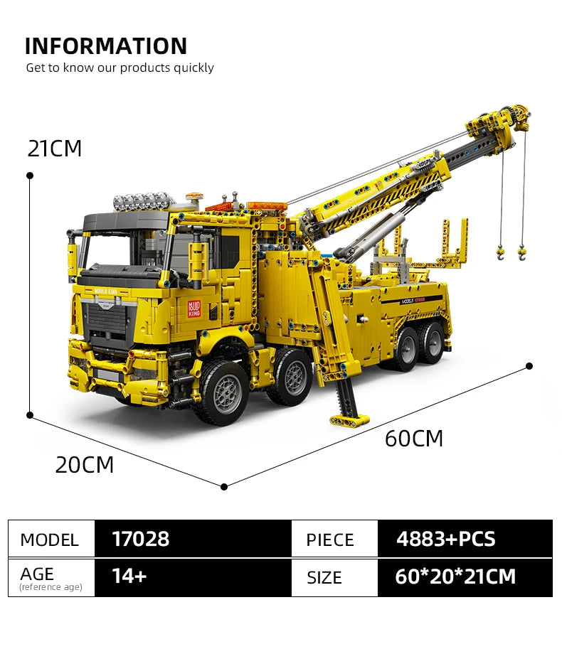 Jouetia™ Grue de Dépannage