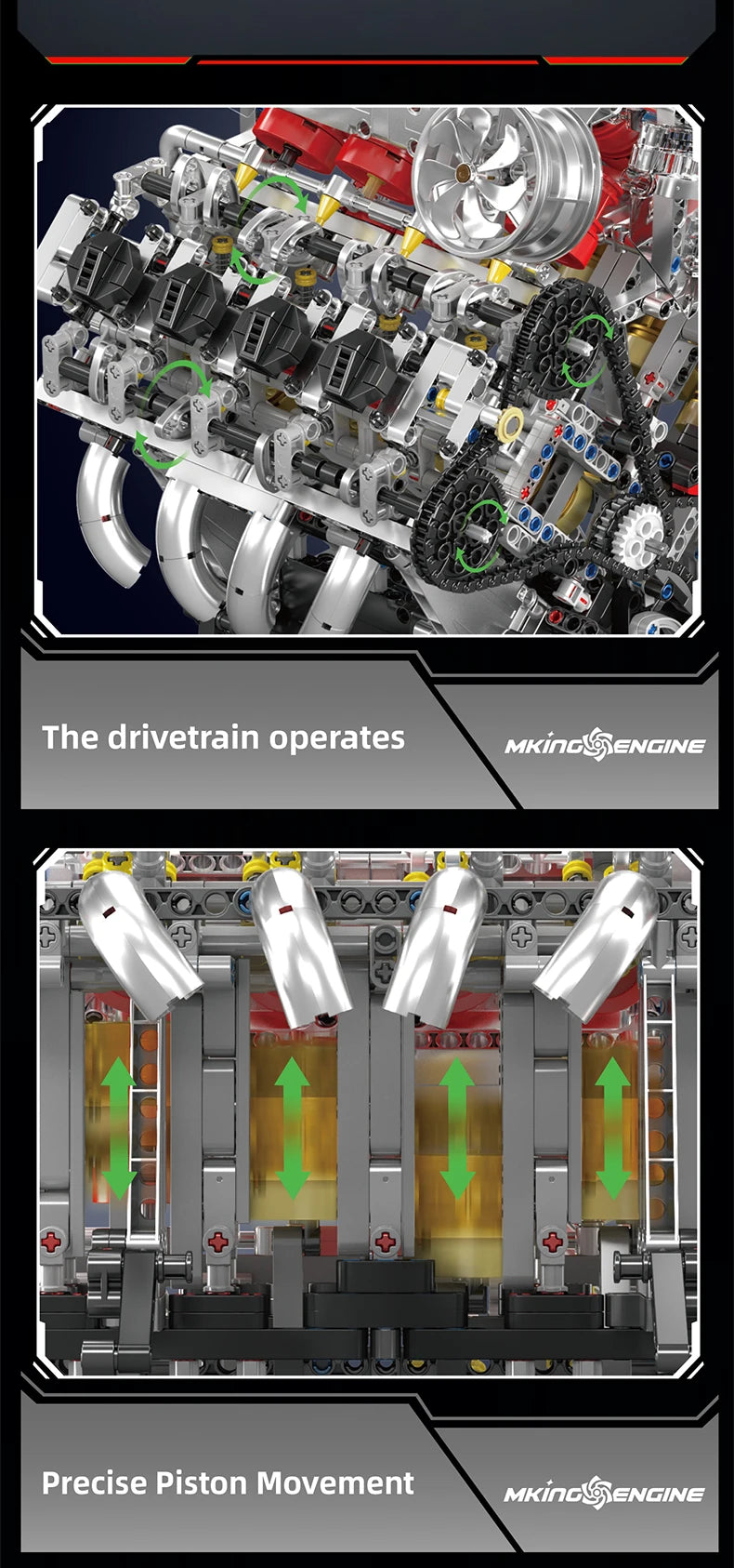 Jouetia™ Moteur V8
