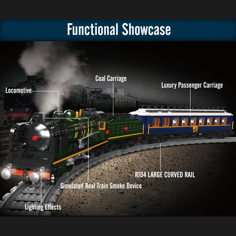 Jouetia™ Train à Vapeur Motorisé